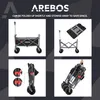 Carrello manuale AREBOS pieghevole nero | fino a 100 kg | Anteprima dell’immagine prodotto 4