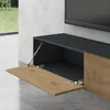 doporro Mobile Porta TV Sospeso 160 cm con 2 Ante Antracite Anteprima dell’immagine prodotto 6