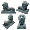 Löwe Solar Brunnen Wasserspeier solarbetrieben – Teichfigur Produktbild-Vorschau 6