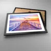 Gerahmtes Poster - Schwarzer Rahmen - Sonnenuntergang Produktbild-Vorschau 3