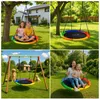 Altalena a nido 100 cm altalena per bambini con corda per Anteprima dell’immagine prodotto 17