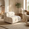 Hanah Home, Bubble O1 - Beige, canapé 1 place, blanc, 95 x Voir les images du produit 12