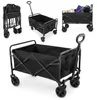 Faltbarer Strandwagen, Tourenwagen - schwarz, Oxford 600D, Produktbild-Vorschau 1