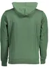 Grünes Herren-Sweatshirt mit Kapuze und Logo-Details Produktbild-Vorschau 2