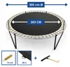 Aga Surface de rebond pour trampoline 305 cm (60 œillets) + Voir les images du produit 2