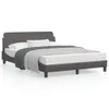 vidaXL Cadre de lit "Dover" Gris 120x200 cm Similicuir Voir les images du produit 9
