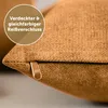 Blumtal Lot de 2 Housses de coussin 30x50 cm Chenille - Voir les images du produit 3