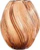 HOMLA SWIRL Vase aus gedrehtem Glas braun 17x21 cm Produktbild-Vorschau 1