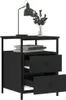vidaXL Table de nuit noire 44x45x60 cm bois composite Voir les images du produit 9