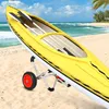 Chariot pour kayak HOMCOM en aluminium, pliable, argenté, Voir les images du produit 2