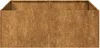 vidaXL Sadzarka Rusty 80x80x30 cm Stal odporna na warunki Podgląd zdjęcia produktu 4