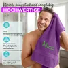 AR Line Duschtuch 70x140 cm mit Namen bestickt – Produktbild-Vorschau 4
