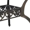 vidaXL Ensemble de jardin 7 pièces bronze fonte d'aluminium Voir les images du produit 5