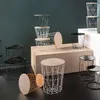 Beistelltisch "kumi" schwarz d47cm  - Atmosphera créateur Produktbild-Vorschau 4