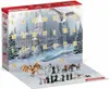A Schleich Harry Potter Advent Calendar with the Hogwarts castle in the background and various figures displayed on the opened front. Produktbild-Vorschau
