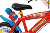 Close-up of a child's bicycle with Paw Patrol branding. Podgląd zdjęcia produktu