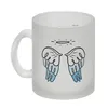 Einen Engel ohne Flügel nennt man Mama Glas Tasse mit Produktbild-Vorschau 2