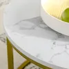HOMCOM 2er-Set Couchtisch, Runder Beistelltisch, Produktbild-Vorschau 10