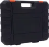 A black tool case with orange accents is shown against a white background. Produktbild-Vorschau