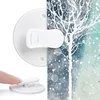 4 Stück Schutz-Spritzschutz-Clips Duschvorhang Clips Produktbild-Vorschau 2
