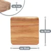com-four® 8x Untersetzer aus Holz - Unterlage für Tassen Produktbild-Vorschau 6
