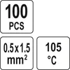 Schrumpfschlauch-Set mit Zinn, 0,5-1,5 mm², 100 Stück - Produktbild-Vorschau 5