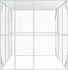 vidaXL Klec pro ptáky antracitová 210 x 304 x 213 cm Náhled obrázku produktu 5