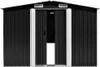 vidaXL Abri de jardin 257x298x178 cm Métal anthracite Voir les images du produit 12