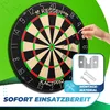 KESSER® Dartscheibe Sisal Professional Dartboard + Zubehör Produktbild-Vorschau 4