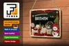 Blechschild Weihnachten Grüße aus BREMEN Geschenk Produktbild-Vorschau 3