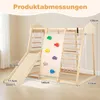 COSTWAY Klettergerüst, 8in1 Kletterdreieck mit Schaukel, Produktbild-Vorschau 3