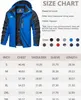 Warme Herren-Skijacke, gefütterte Winterjacke, wasserdichte Produktbild-Vorschau 2