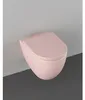 INFINITY Hänge-WC, spülrandlos, 36,5x53cm, Salmon Rosa Produktbild-Vorschau 3