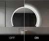 Unregelmäßiger asymmetrischer angeschnitten Spiegel mit LED Produktbild-Vorschau 4
