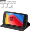 Cadorabo Hülle für Motorola MOTO C Schutz Hülle in Braun Produktbild-Vorschau 3