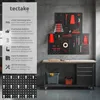tectake® Werkzeuglochwand Jonah fünfteilig Belastbarkeit 4 Produktbild-Vorschau 2
