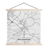 MuchoWow® Textilposter Stadtplan - Karte von Bad Salzuflen Produktbild-Vorschau 1