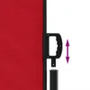 vidaXL Seitenmarkise Ausziehbar Rot 180x1200 cm Produktbild-Vorschau 6
