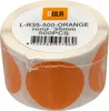 DULA runde Etiketten, Orange, 35 mm, Verschlusssiegel Produktbild-Vorschau 3