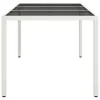 vidaXL Gartentisch 150x90x75 cm Gehärtetes Glas Poly Rattan Produktbild-Vorschau 14