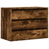 vidaXL Komoda z szufladami dąb wędzony 80x41x58 cm materiał Podgląd zdjęcia produktu 1