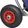 vidaXL Strandwagen mit Rädern Tragbar Klappbar Blau Produktbild-Vorschau 5