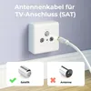 deleyCON MK3510, 10 m, F, F, Männlich, Männlich, Gerade Produktbild-Vorschau 4