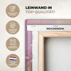 Leinwand Bilder 80x60 cm - Lebensbaum - Rosa - Gold - Produktbild-Vorschau 3