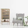 Relaxdays Hamsterkäfig aus Holz, 3 Etagen, Klappen, Produktbild-Vorschau 2