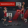 KM-Fit basketbalový stojan s nastaviteľnou výškou 135–305 Náhľad obrázku produktu 4