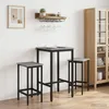 vidaXL Tavolino da bar, 52 x 52 x 90 cm, materiale in Anteprima dell’immagine prodotto 2