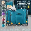 tillvex® Reisekoffer Set 4-TLG. + Gepäckwaage, 8X Produktbild-Vorschau 5