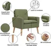 Sessel Wohnzimmer, Ohrensessel Cocktailsessel, gepolsterter Produktbild-Vorschau 5