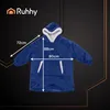 Ruhhy hoodie deka oversize - nositelná příjemná deka s Náhled obrázku produktu 2